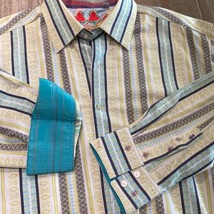 NWOT Robert Graham LS Button Down | Size XL